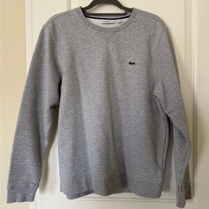 Lacoste Men's Gray Crewneck